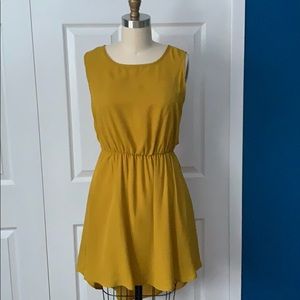 Asymmetrical Sleeveless Dress, With Cutouts